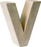 KNORR PRANDELL Papp-Buchstabe 3D V 175 x 16 x 55 cm Pappe...