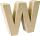 KNORR PRANDELL 2119293123 Papp-Buchstabe 3D W 175 x 225 x 55 cm Pappe natur