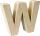 KNORR PRANDELL Papp-Buchstabe 3D W 175 x 225 x 55 cm Pappe natur