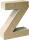 KNORR PRANDELL 2119293126 Papp-Buchstabe 3D Z 175 x 135 x 55 cm Pappe natur