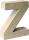 KNORR PRANDELL Papp-Buchstabe 3D Z 175 x 135 x 55 cm Pappe natur
