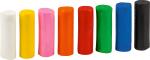 Knete-Eimer weiss gelb orange rosa rot grün blau...