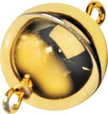 KNORR PRANDELL 212222546 Magnetverschluss Ø 12 mm Kunststoff goldfarben glänzend