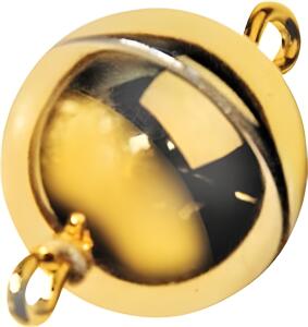 KNORR PRANDELL Magnetverschluss Ø 12 mm Kunststoff goldfarben glänzend