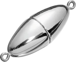 KNORR PRANDELL 212222548 Magnetverschluss 17 x 8 mm Kunststoff silberfarben glänzend