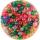 KNORR PRANDELL 212281921 Großlochperlen-Mix glitter Ø 7 mm Kunststoff bunt gemischt