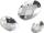 Glamoursteine-Mix Kristall 10 x 14 mm 13 x 18 mm 18 x 28 mm Acryl