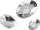 KNORR PRANDELL 212282300 Glamoursteine-Mix Kristall 10 x 14 mm 13 x 18 mm 18 x 28 mm Acryl