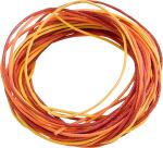 Wachskordel-Mix 3 x 170 m Ø 1 mm Baumwolle gelb...