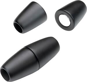 KNORR PRANDELL Magnetverschluss 34 x 14 mm Kunststoff schwarz matt