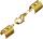 KNORR PRANDELL 212365375 Komplettverschluss Ø 2 mm Metall goldfarben