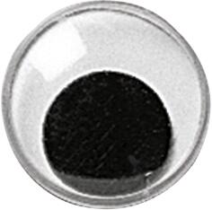 KNORR PRANDELL 212480204 Wackelaugen Ø 20 mm Kunststoff weiss mit schwarzer Pupille