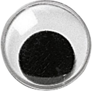 KNORR PRANDELL 212480255 Wackelaugen Ø 25 mm Kunststoff weiss mit schwarzer Pupille