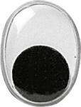 Wackelaugen oval 18 x 13 mm Kunststoff weiss mit...