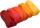 KNORR PRANDELL Merino-Wolle-Mix gelb sonnengelb orange hellrot rot