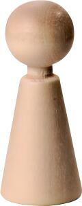 KNORR PRANDELL Figurenkegel Höhe: 50 mm Buche roh gebleicht