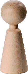KNORR PRANDELL Figurenkegel Höhe: 60 mm Buche roh gebleicht