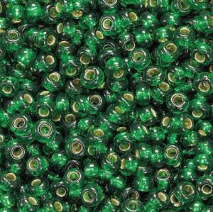 KNORR PRANDELL 213106438 Böhmische Rocailles Ø 25 mm Glas dunkelgrün