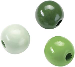 KNORR-PRANDELL Holzperle 12mm grün Mix 28er 216021460