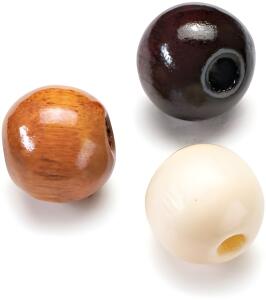 KNORR-PRANDELL Holzperle 15mm braun Mix 14er 216022580
