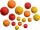 KNORR PRANDELL Holzperlen-Mix 4 Buche Deutschland gelb orange rot