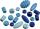 KNORR PRANDELL 216023434 Holzperlen-Mix 1 Buche Deutschland blau