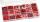 KNORR PRANDELL Sortimentsbox Glasperlen groß 21 x 105 x 24 cm Glas rot
