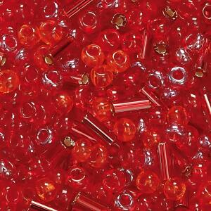 KNORR PRANDELL Böhmische Rocailles-Mix Ø 25 mm Glas rot-gemischt