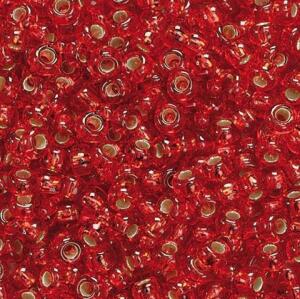 KNORR PRANDELL 216106153 Böhmische Rocailles Ø 25 mm Glas rot