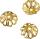 KNORR PRANDELL 216198597 Perlkappen Ø 9 mm Metall goldfarben