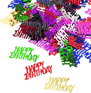KNORR PRANDELL Aluflitter Happy Birthday ca. 2 - 3 mm multicolor