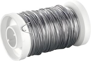 KNORR PRANDELL Draht 150 m Ø 025 mm mit Kupferkern altsilberfarben