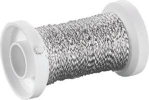 Basteldraht 50m Bouilloneffekt silber KNORR prandell 21-6482902