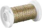 Basteldraht 50m Bouilloneffekt gold KNORR prandell...