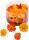 Dekostreu Blumen Margeritenblüten Ø 25 - 3 cm Kunststoff gelb orange