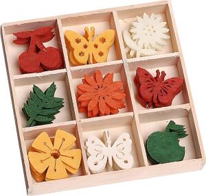 KNORR PRANDELL Filzornamentbox Obst & Schmetterling 22 cm Filz