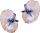KNORR PRANDELL Dekostreu Baby Schuhe 3 cm Polyester blau/weiss