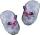 KNORR PRANDELL 218005397 Dekostreu Baby Babyschuhe 3 cm Polyester rosa/weiss