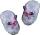 KNORR PRANDELL Dekostreu Baby Babyschuhe 3 cm Polyester rosa/weiss