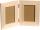 KNORR PRANDELL 218735711 Bilderrahmen 27 x 17 cm Naturholz
