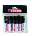 Edding Mini Permanentmarker 0.5 10er-Polybeutel schwarz