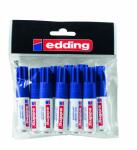Edding Mini Permanentmarker 0.5 10er-Polybeutel blau