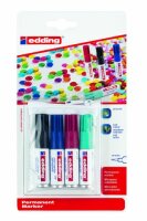 Edding Mini Permanentmarker 0.5 4er-Blister sortiert
