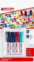 Edding Mini Permanentmarker 0.5 4er-Blister sortiert