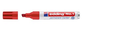 Edding Permanentmarker No. 1 rot