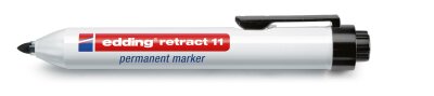 Edding Permanentmarker retract 11 schwarz