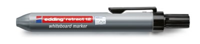 Edding Whiteboardmarker retract 12 schwarz