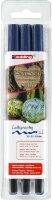 Edding Kalligrafiestift 1255 3er-Set stahlblau