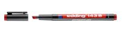 Edding Permanenter Folienschreiber 143 B rot