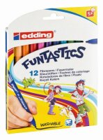 Edding Fasermaler 15 12er-Set sortiert